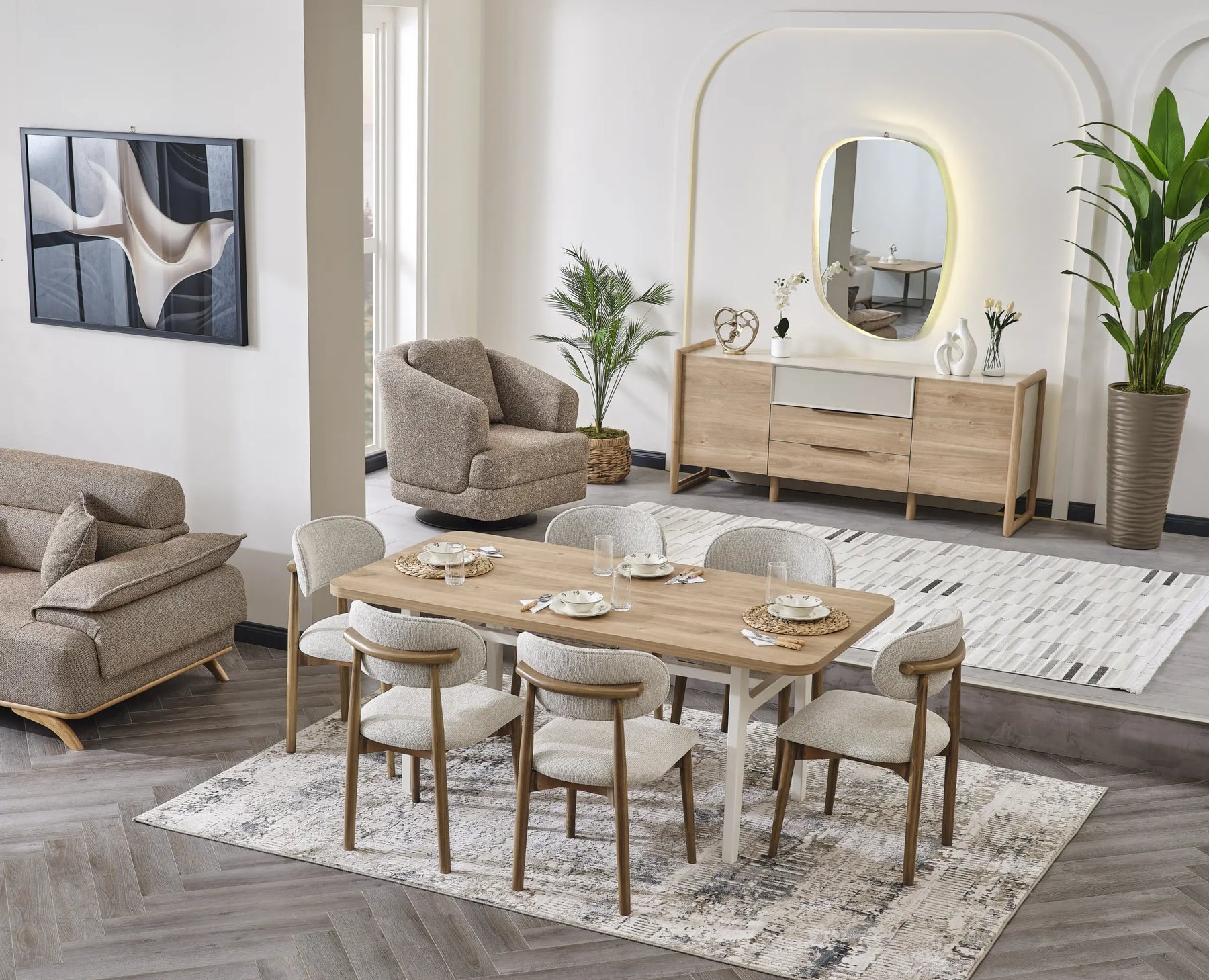 Amsterdam Yemek Odası Takımı